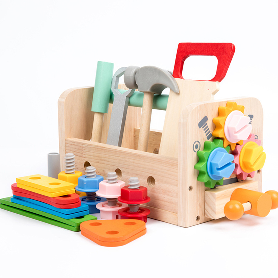 Gardening Tools Kids Set - Kids Tool Bench Wooden Set Toys