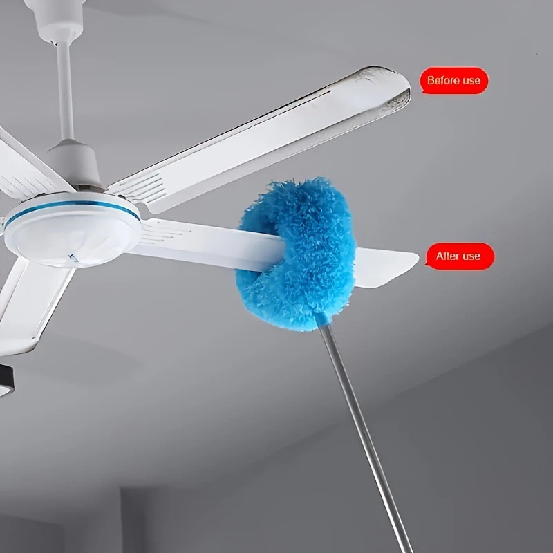1PC Microfiber Ceiling Fan Dus - đánh giá và giá Gardening Tools Long Handle