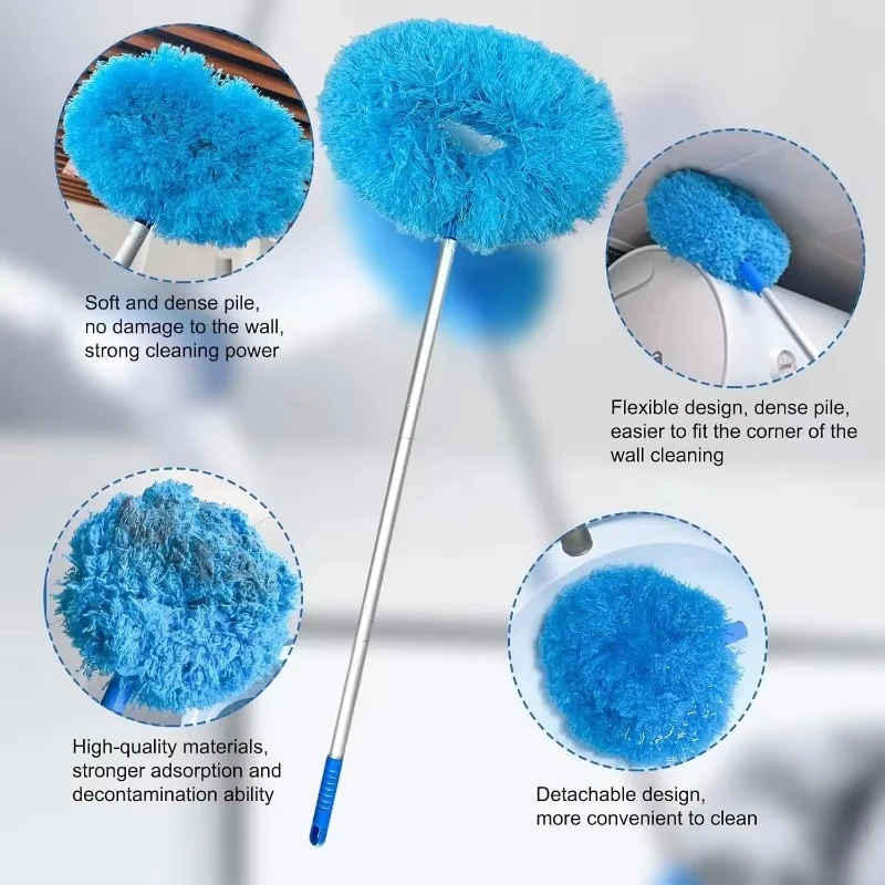 1PC Microfiber Ceiling Fan Dus - đánh giá và giá Gardening Tools Long Handle