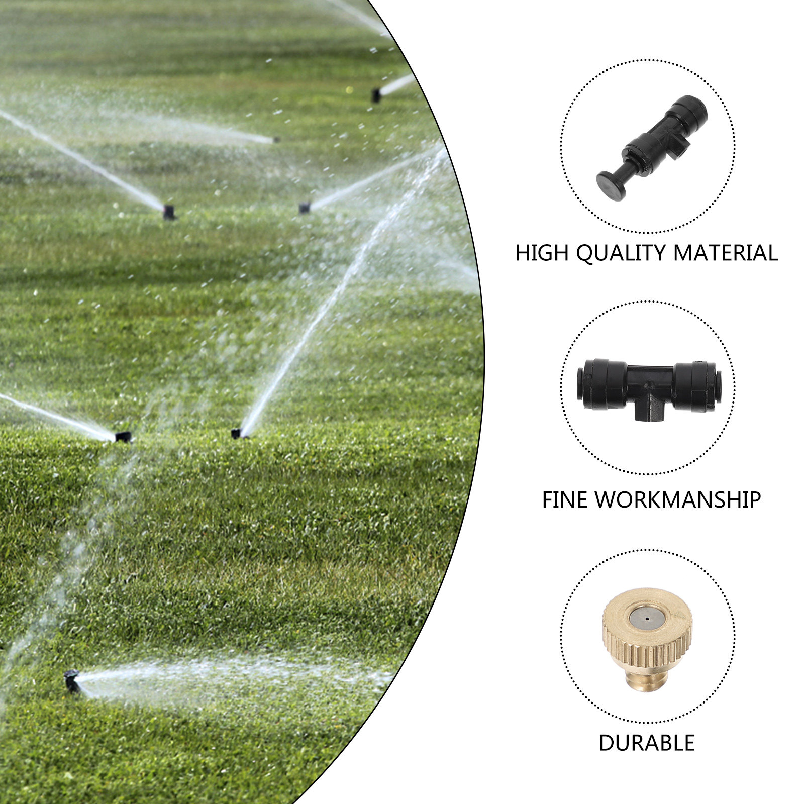 Garden Water Hose Nozzle Acces - đánh giá và giá Gardening Tools Plastic