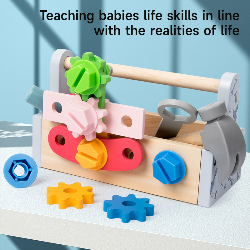 Children Toolbox Wooden Toys D - đánh giá và giá Gardening Tools Kids Set