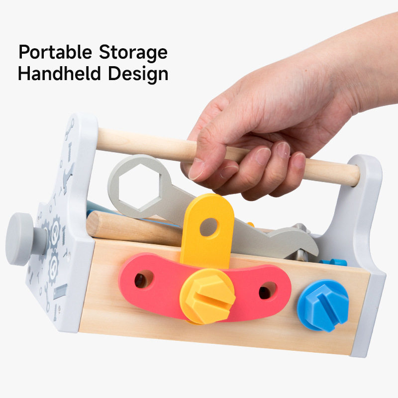 Children Toolbox Wooden Toys D - đánh giá và giá Gardening Tools Kids Set