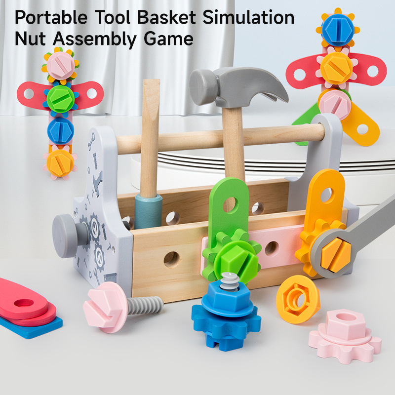 Children Toolbox Wooden Toys D - đánh giá và giá Gardening Tools Kids Set