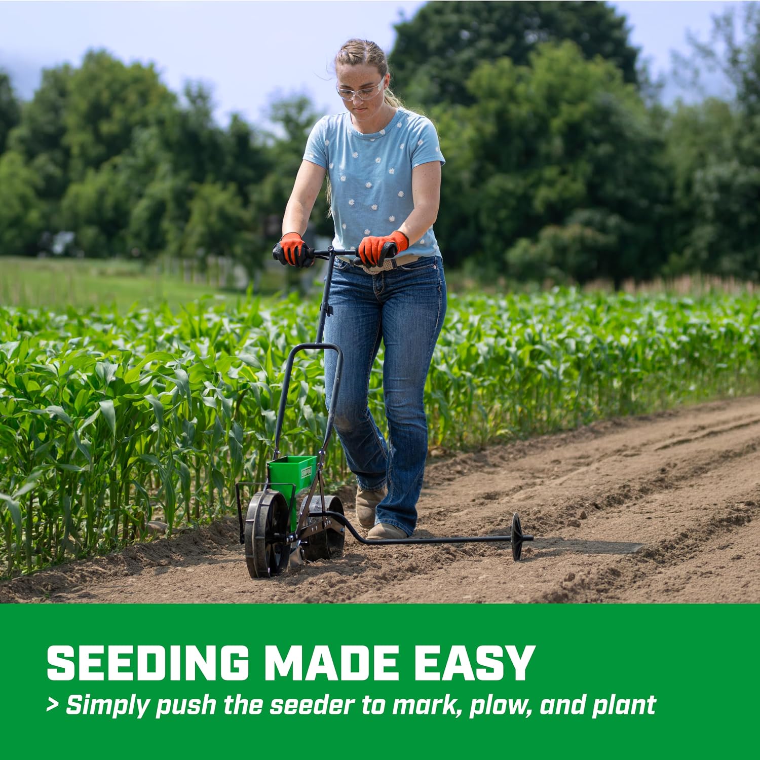 Chapin 8701G Garden Push Seede - đánh giá và giá Garden Row Marker