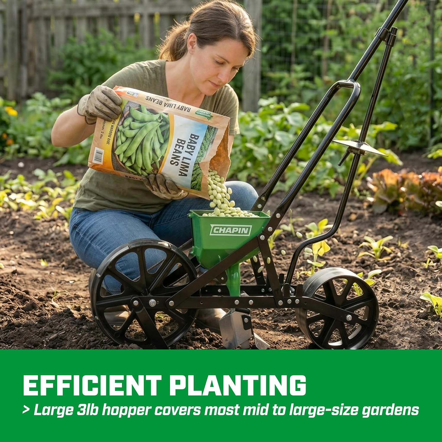 Chapin 8701G Garden Push Seede - đánh giá và giá Garden Row Marker