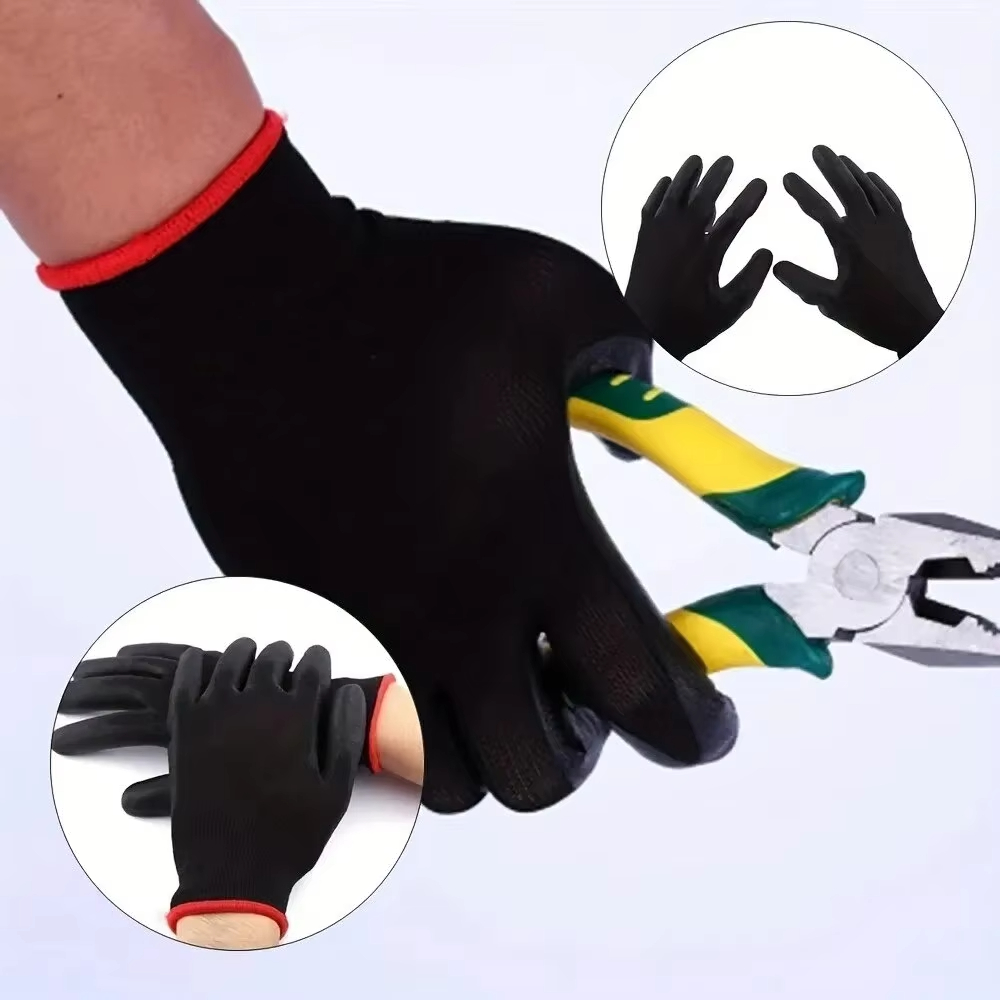 10 Pairs Polyester Nylon PU Co - đánh giá và giá Garden Gloves Thorn Proof