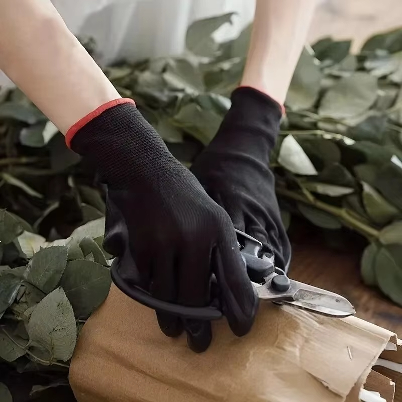 10 Pairs Polyester Nylon PU Co - đánh giá và giá Garden Gloves Thorn Proof