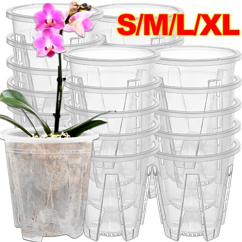 S/M/L/XL Clear Root Control Fl - đánh giá và giá Orchid Potting Mix