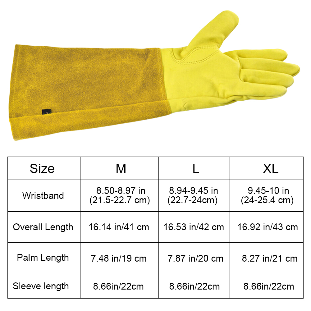 1 Pair Long Thorn Proof Garden - đánh giá và giá Garden Gloves Thorn Proof