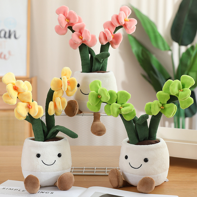 Kawaii Plush Potted Flower Toy - đánh giá và giá Orchid Potting Mix