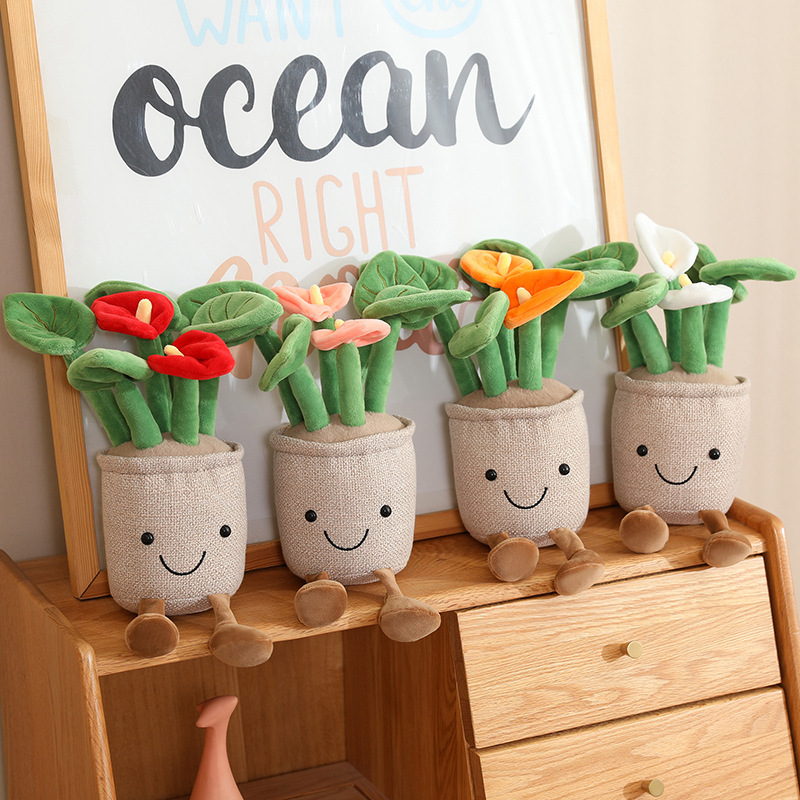 Kawaii Plush Potted Flower Toy - đánh giá và giá Orchid Potting Mix