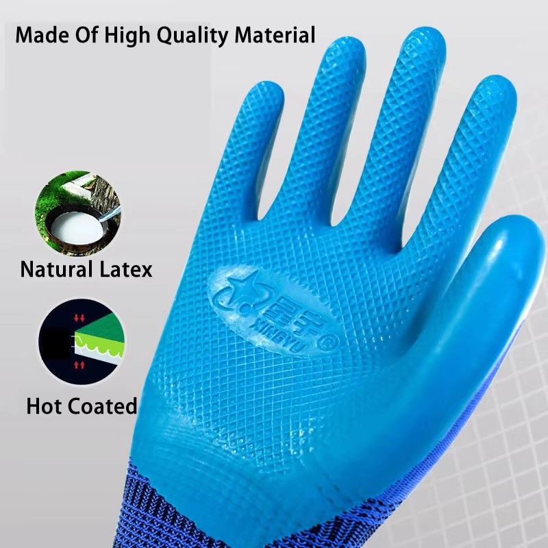 1/Pair Waterproof Rubber Coate - đánh giá và giá Garden Gloves Thorn Proof