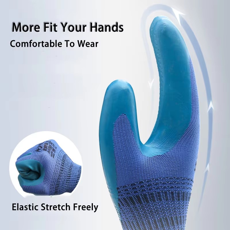 1/Pair Waterproof Rubber Coate - đánh giá và giá Garden Gloves Thorn Proof