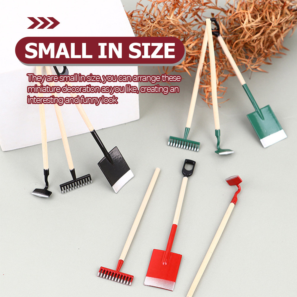 3Pcs Miniature House Accessori - đánh giá và giá Gardening Tools Kids Set