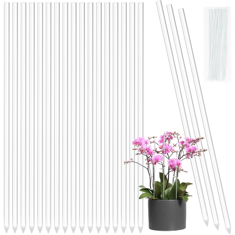 Reusable Clear Flower Support  - đánh giá và giá Orchid Potting Mix