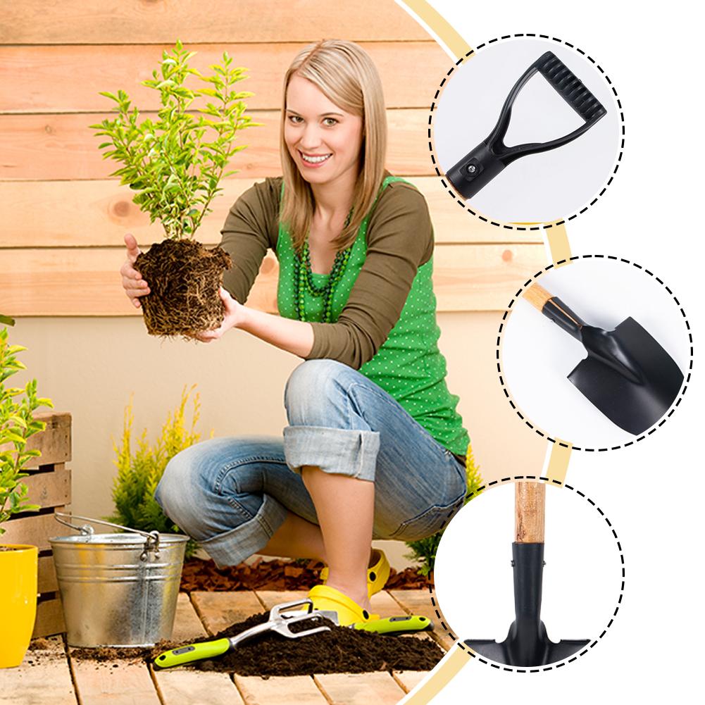 36cm Garden Shovel WIth Wooden - đánh giá và giá Gardening Tools Kids Set