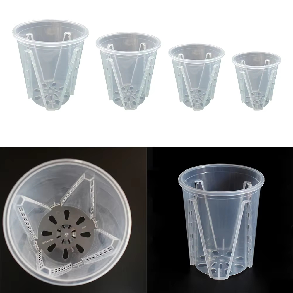 Clear Plastic Root Control Orc - đánh giá và giá Orchid Potting Mix