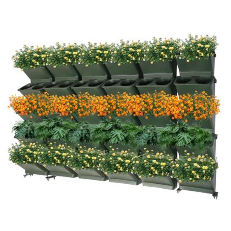 Vertical Wall Planter For Balc - đánh giá và giá Self-Watering Planter